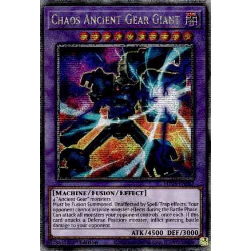 Chaos Ancient Gear Giant (Quarter Century Secret Rare)