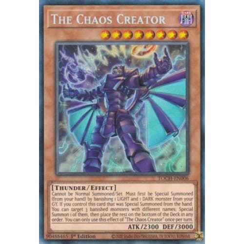 The Chaos Creator (CR) (TOCH-EN006) Collector’s Rare