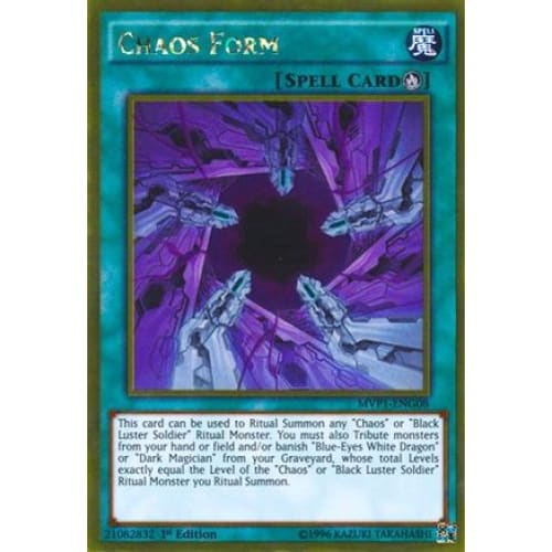 Chaos Form - MVP1-ENG08 Gold Rare Unlimited - Single