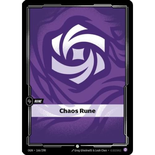 Chaos Rune (166/298) - Origins Foil - Single