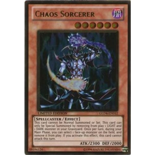 Chaos Sorcerer (GLD4-EN012) Gold Rare Limited - Single