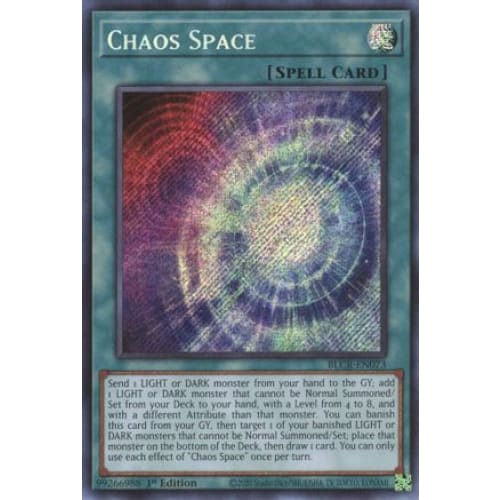 Chaos Space - BLCR-EN073 Secret Rare 1st Edition - Single
