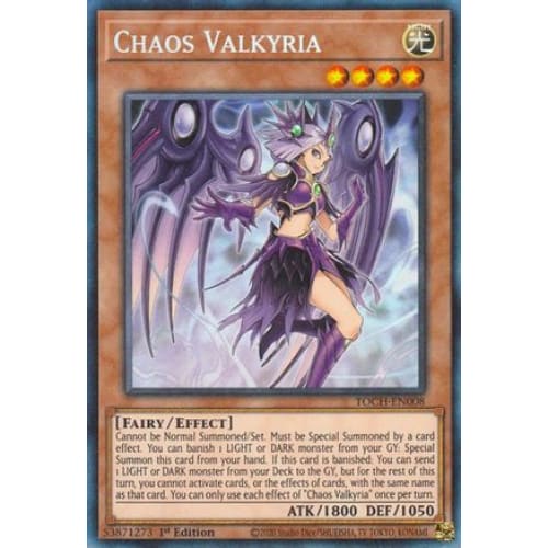 Chaos Valkyria (CR) (TOCH-EN008) Collector’s Rare 1st