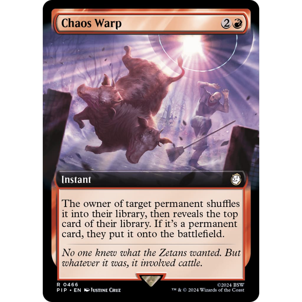 Chaos Warp (PIP-466): (Extended Art) - Single