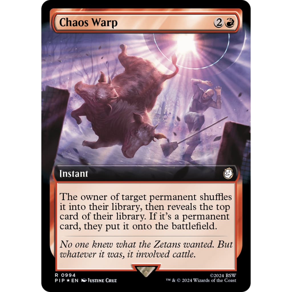 Chaos Warp (PIP-994): (Extended Art) Foil - Single