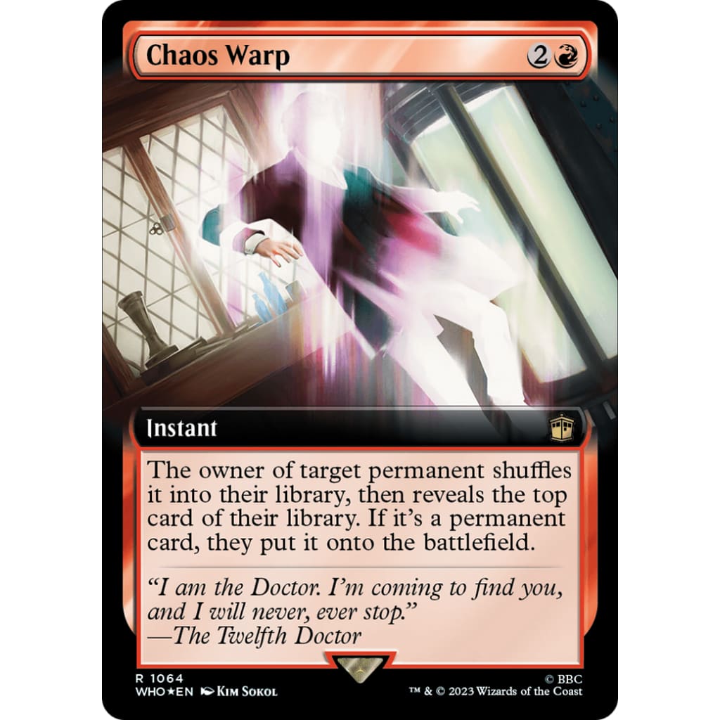 Chaos Warp (WHO-1064): (Extended Art) Foil - Single