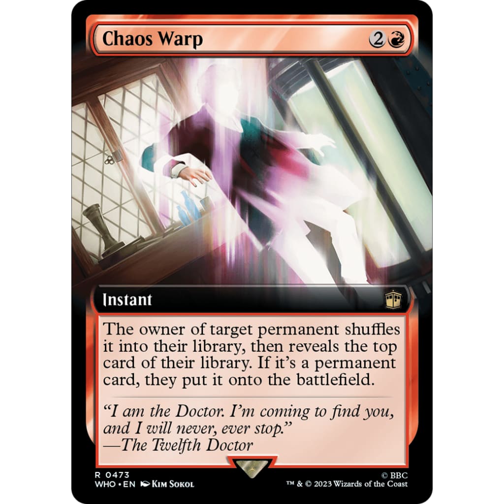 Chaos Warp (WHO-473): (Extended Art) Foil - Single