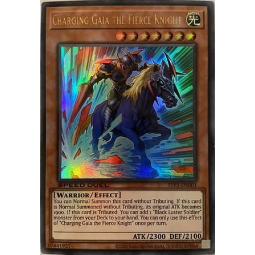 Charging Gaia the Fierce Knight (STP3-EN003) Ultra Rare