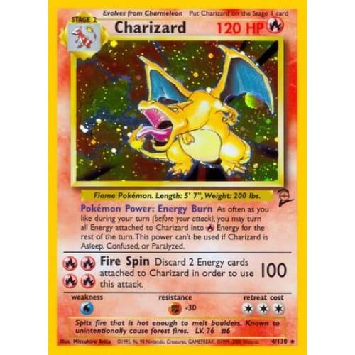 Charizard (004/130) Holo Rare Holofoil - Single