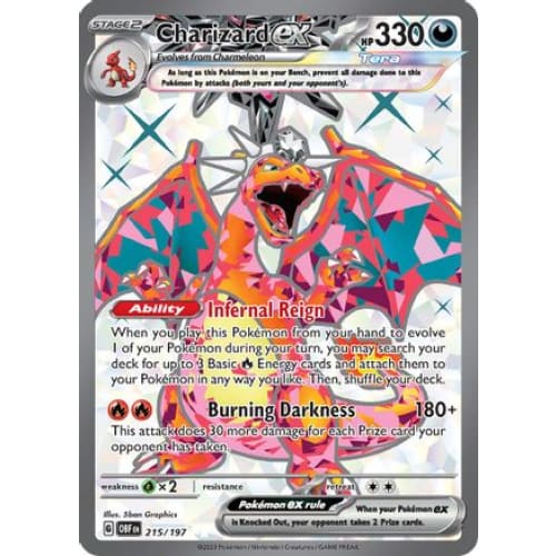 Charizard ex (215/197) Ultra Rare Holofoil - Single