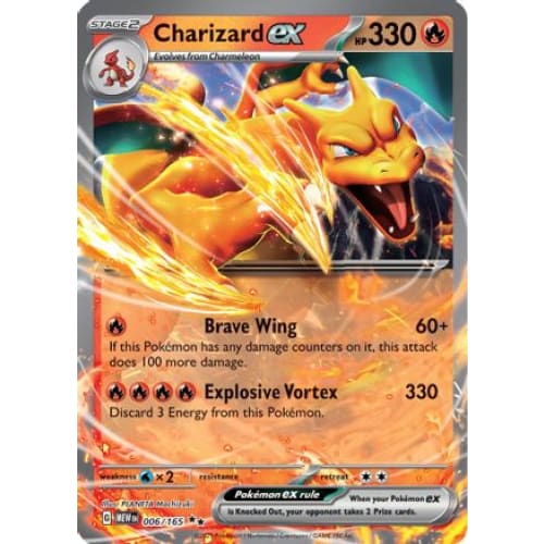 Charizard ex (6) Double Rare Holofoil - Single