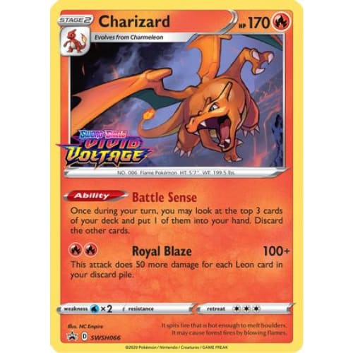 Charizard (SWSH066/184) Promo Holofoil - Single