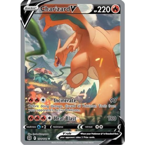 Charizard V (154/172) Ultra Rare Holofoil - Single