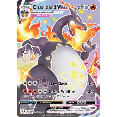 Charizard VMAX (SV107/122) Holo Rare Holofoil - Single