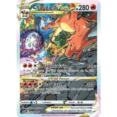 Charizard VSTAR (SWSH262/184) Promo Holofoil - Single