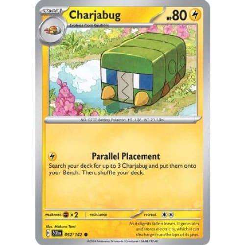 Charjabug (52) Common Reverse Holofoil - Single
