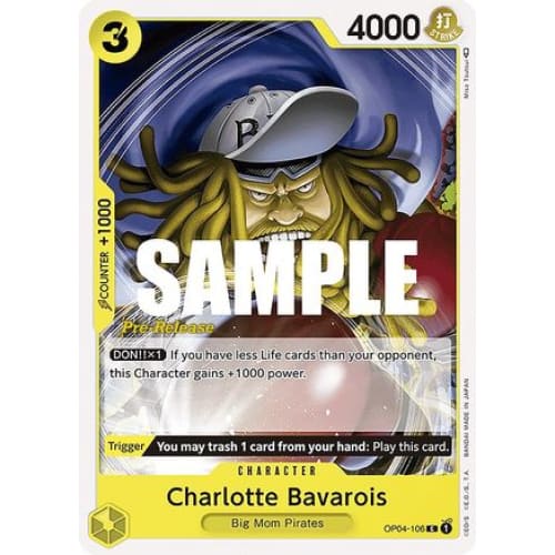 Charlotte Bavarois OP04-106 C Kingdoms of Intrigue