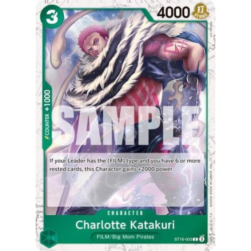 Charlotte Katakuri (Pirate Foil) ST16-003 C Premium Booster