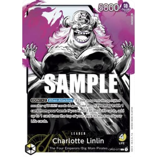 Charlotte Linlin (077) (Alternate Art) OP03-077 L Pillars