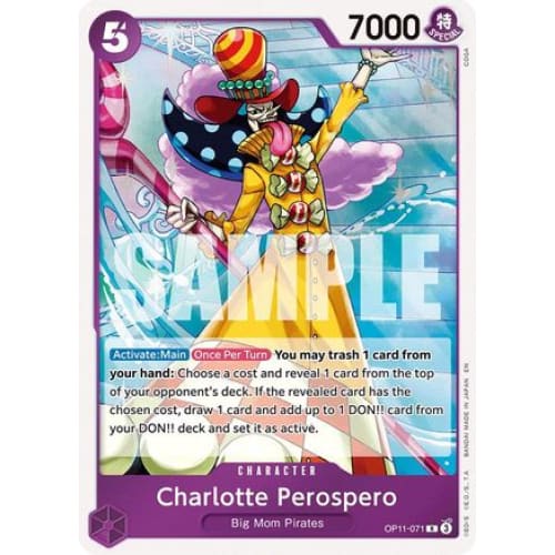 Charlotte Perospero OP11-071 R A Fist of Divine Speed Foil