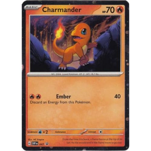 Charmander - 047 (Cosmos Holo) (47) Promo Holofoil - Single