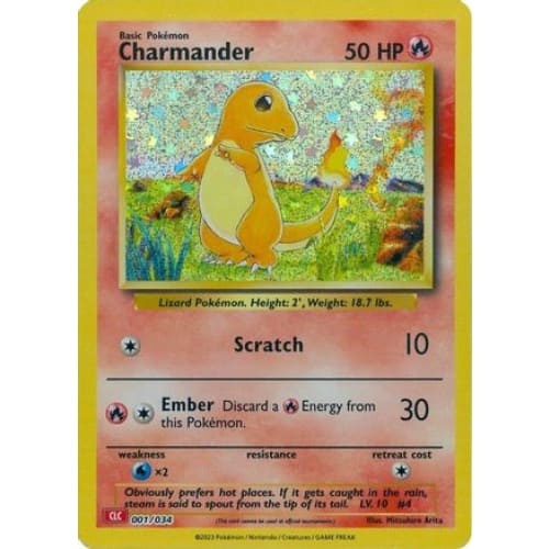 Charmander (1) Rare Holofoil - Single
