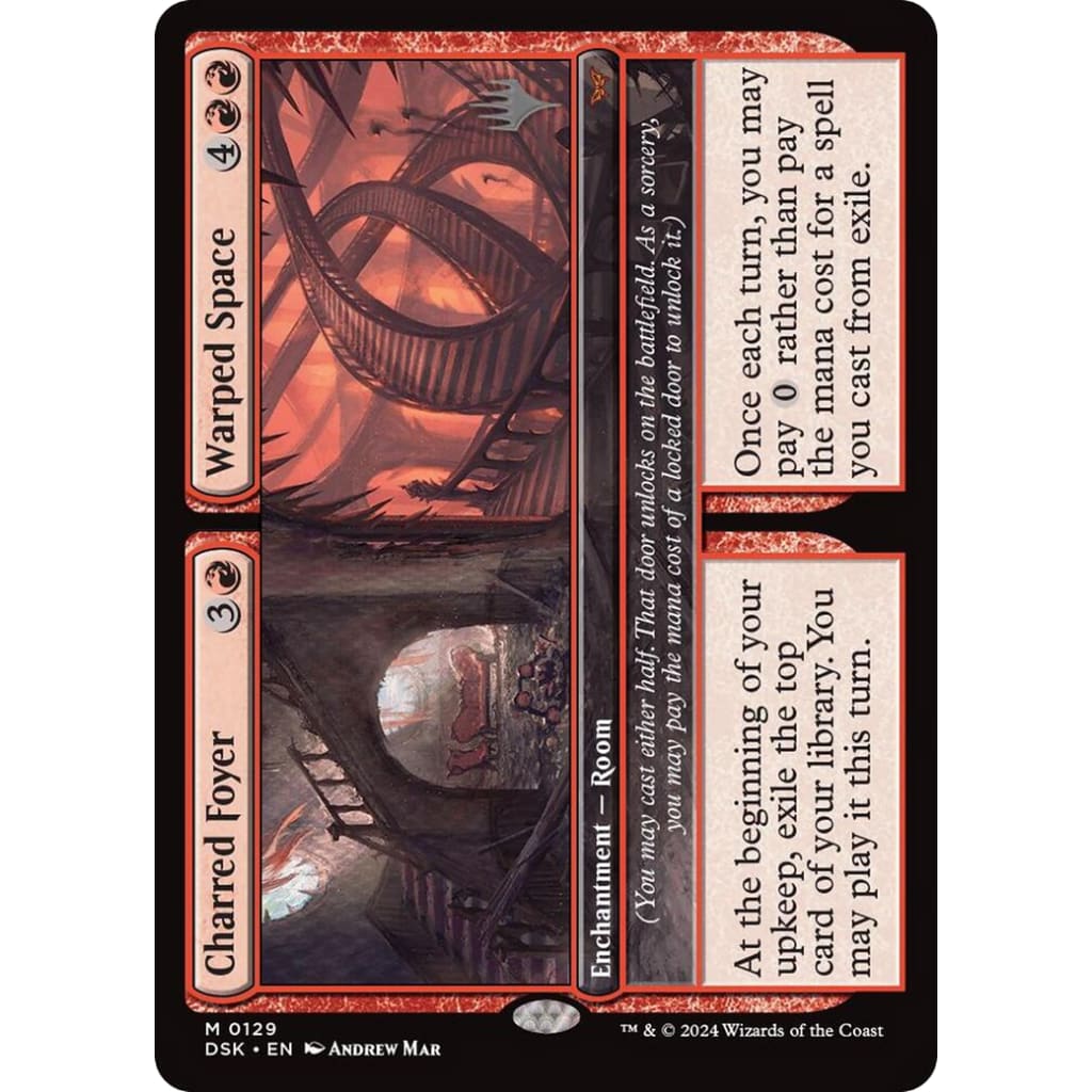 Charred Foyer // Warped Space (PDSK-129P) Foil - Single