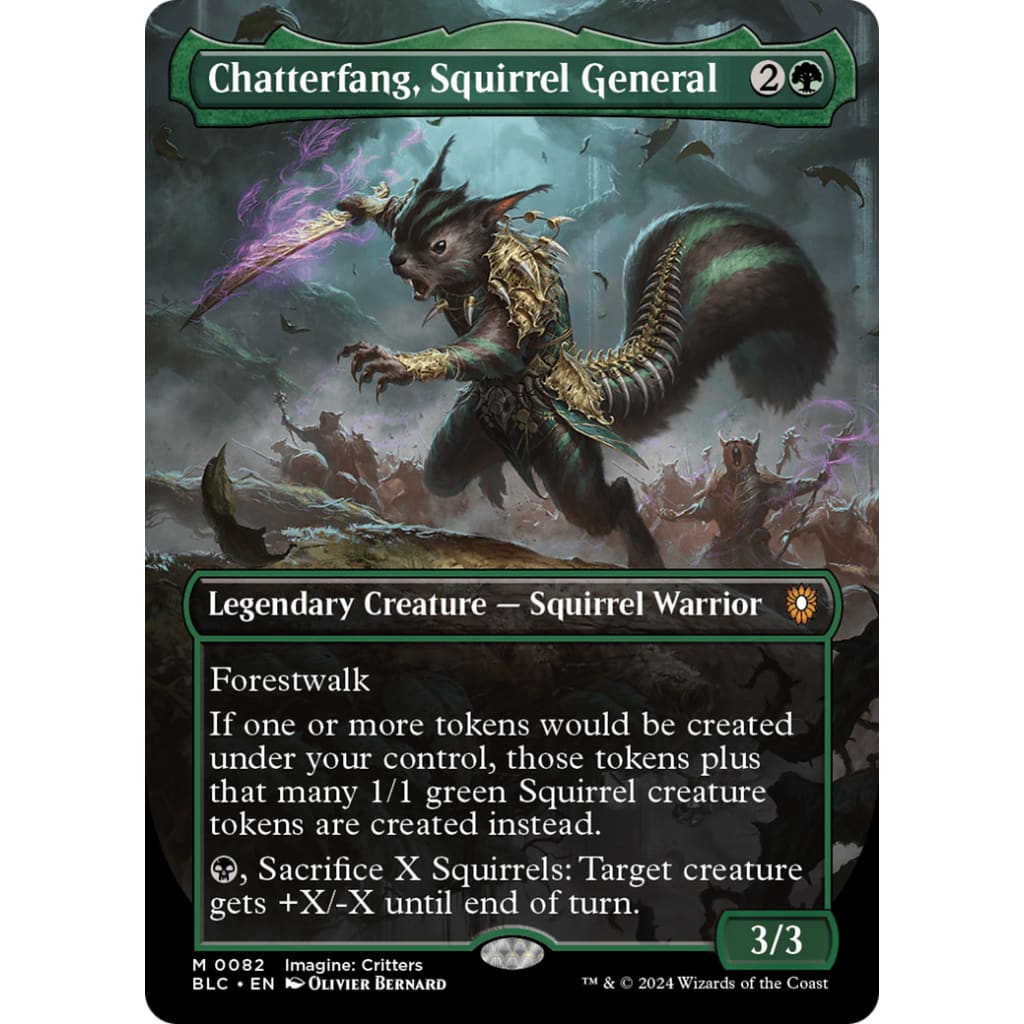 Chatterfang Squirrel General (BLC-082) (Borderless) - Single