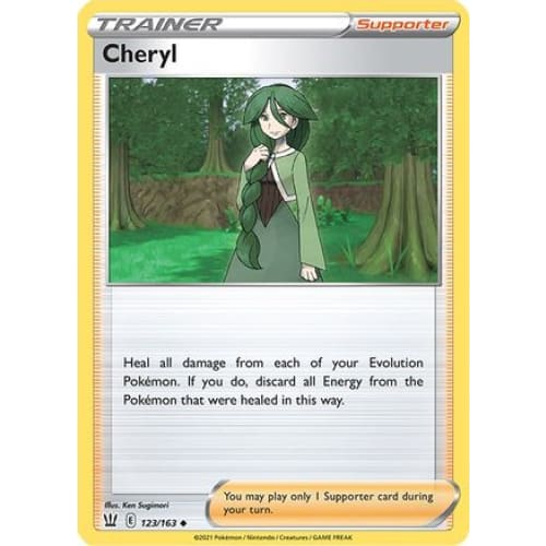Cheryl (123/163) Uncommon Reverse Holofoil - Single