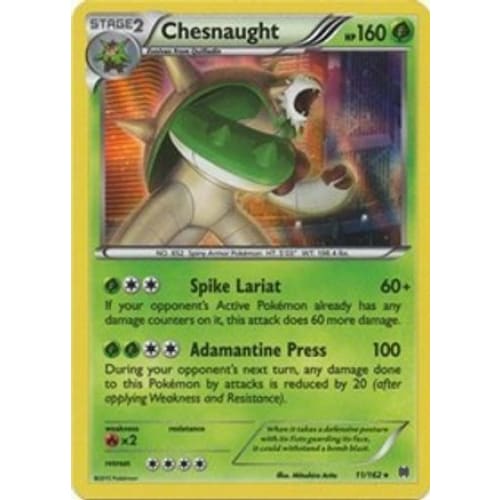 Chesnaught (011/162) Holo Rare Holofoil - Single