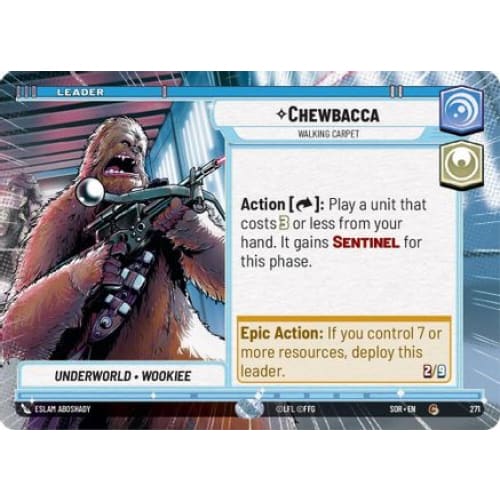 Chewbacca - Walking Carpet (Hyperspace) (271) - Spark
