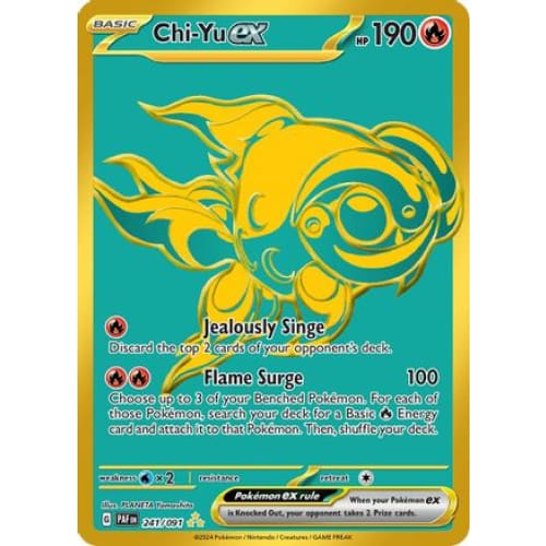 Chi-Yu ex (241) Hyper Rare Holofoil - Single