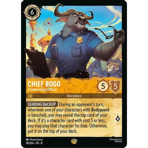 Chief Bogo- Commanding Officer (18/204) - Reign of Jafar