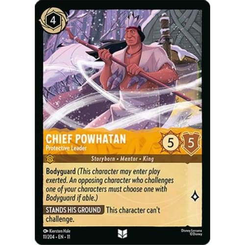 Chief Powhatan - Protective Leader (11/204) - Winterspell