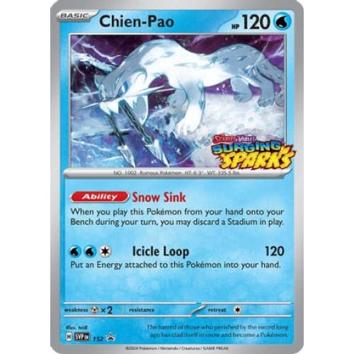 Chien-Pao - 152 (152) Promo Holofoil - Single