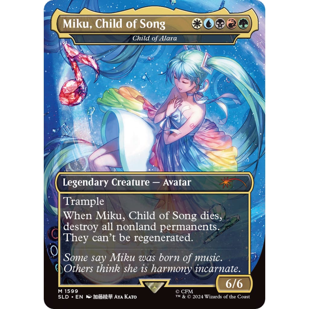 Child of Alara / Miku Song (SLD-1599) (Borderless) Foil