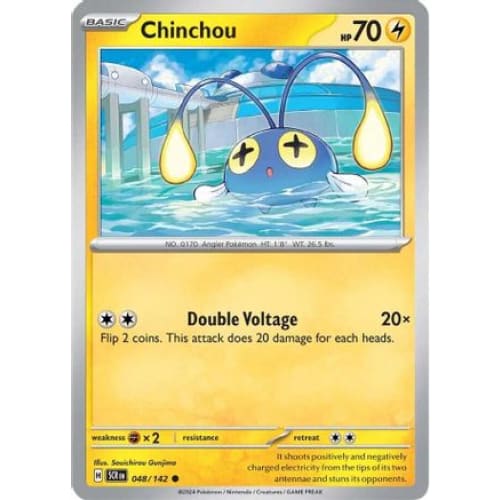 Chinchou (48) Common Reverse Holofoil - Single
