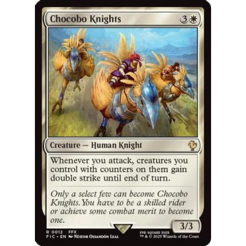 Chocobo Knights (FIC-012) - Single