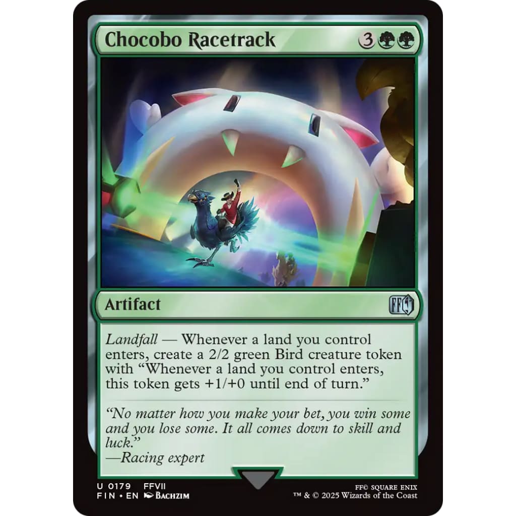 Chocobo Racetrack (FIN-179) - Single