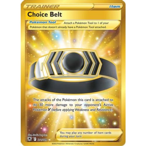 Choice Belt (211/189) Secret Rare Holofoil - Single