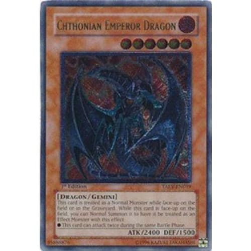 Chthonian Emperor Dragon (UTR) (TAEV-EN019) Ultimate Rare