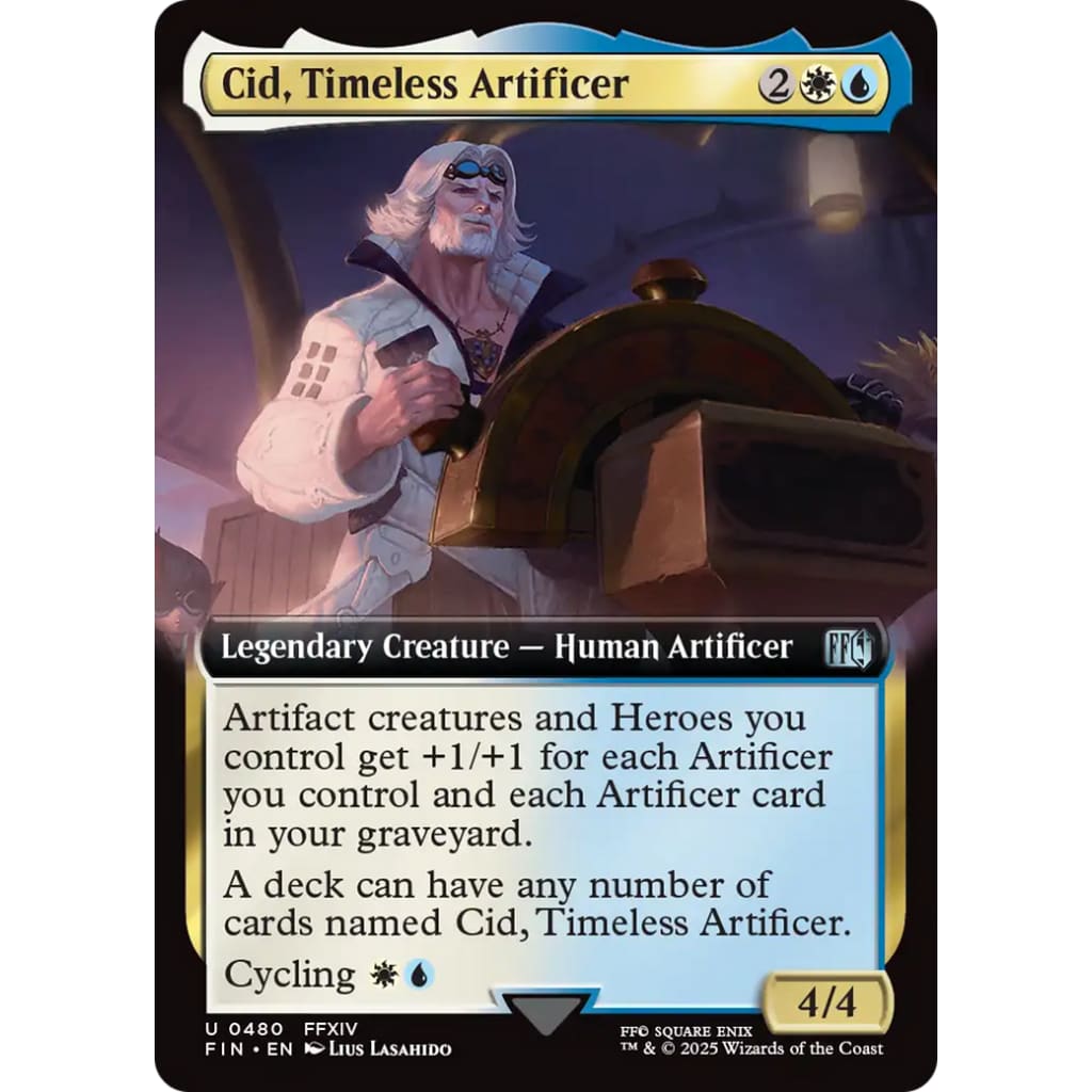Cid Timeless Artificer (Extended Art) (FIN-480): - Single