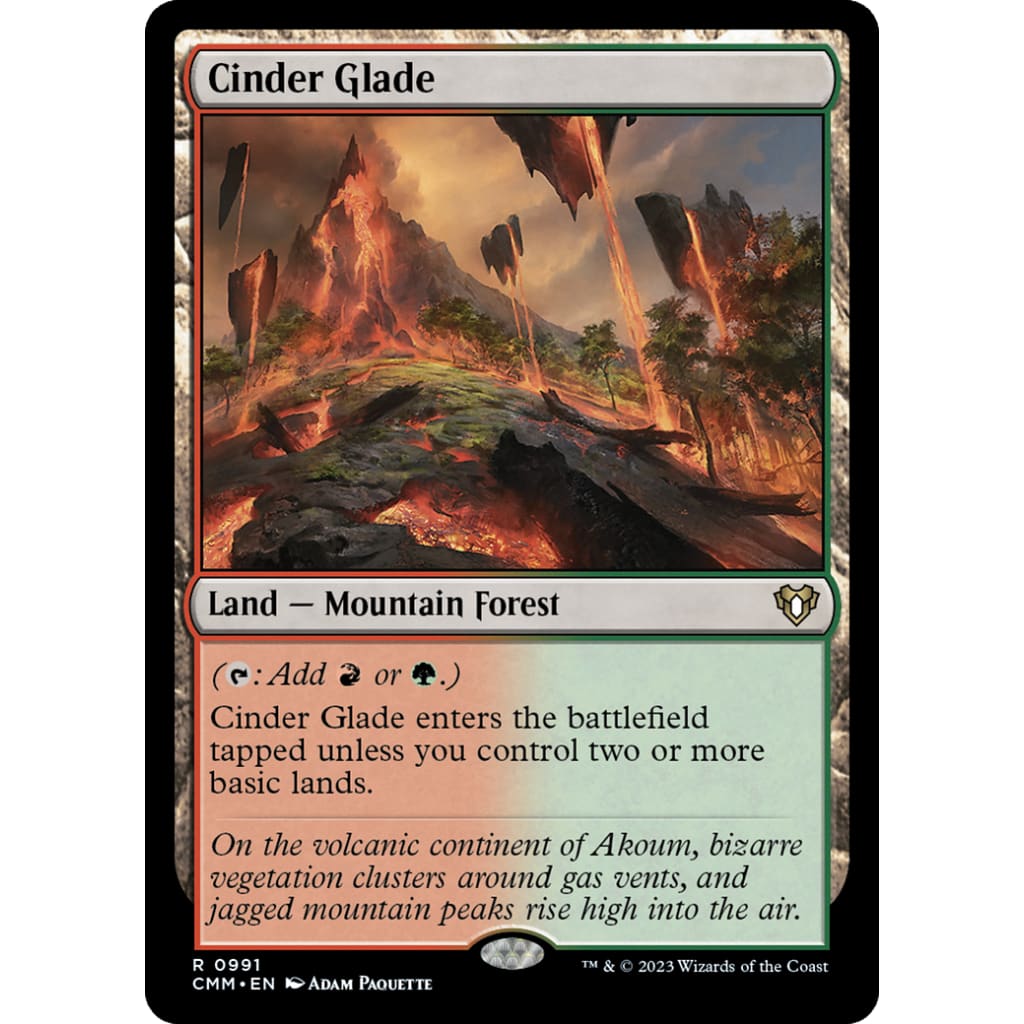 Cinder Glade (CMM-991) Foil - Single