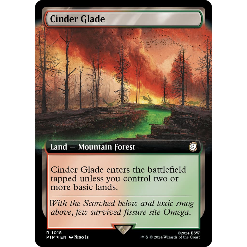 Cinder Glade (PIP-1018): (Extended Art) Foil - Single