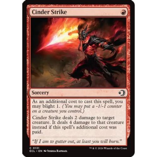 Cinder Strike (ECL-131) Foil - Single