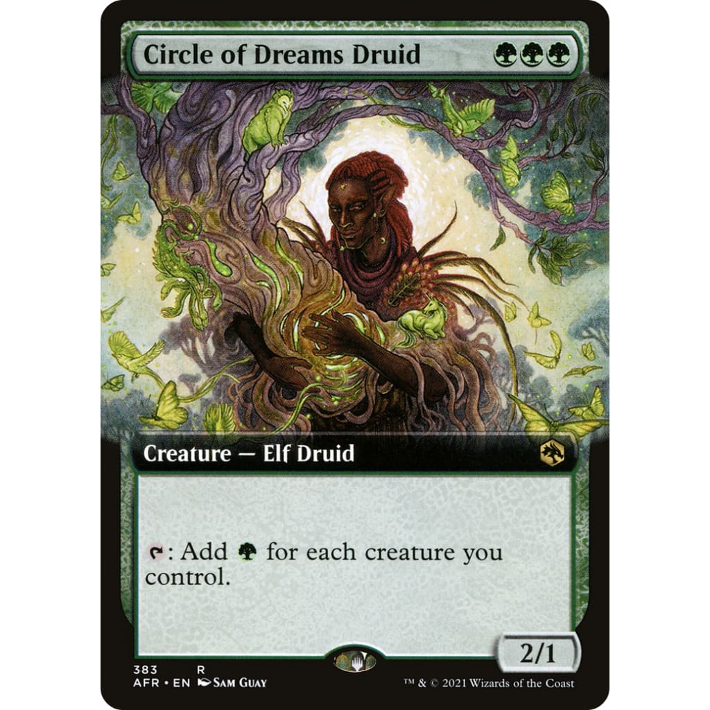 Circle of Dreams Druid (AFR-383): (Extended Art) - Single