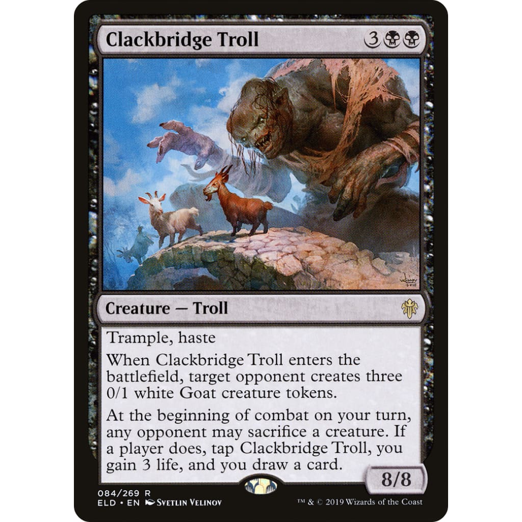 Clackbridge Troll (ELD-084) Foil - Single