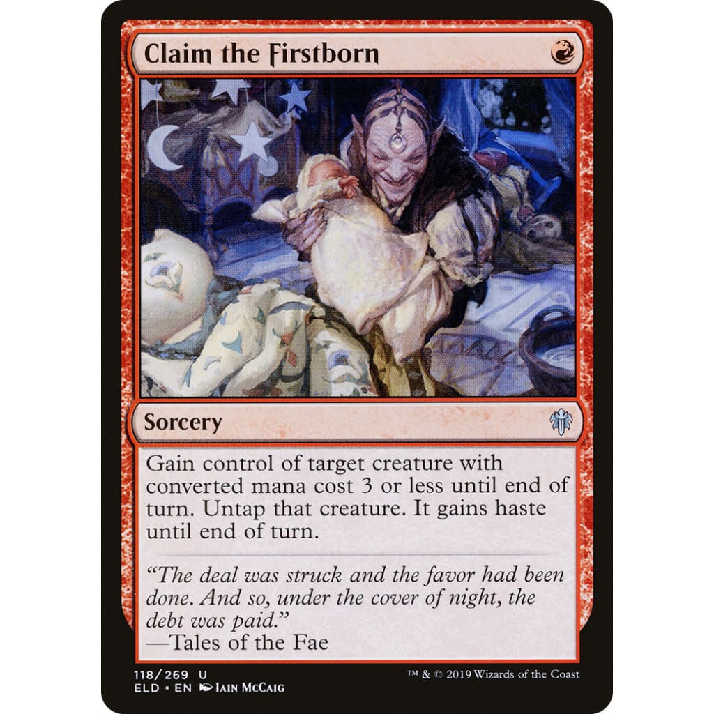 Claim the Firstborn (ELD-118) Foil - Single