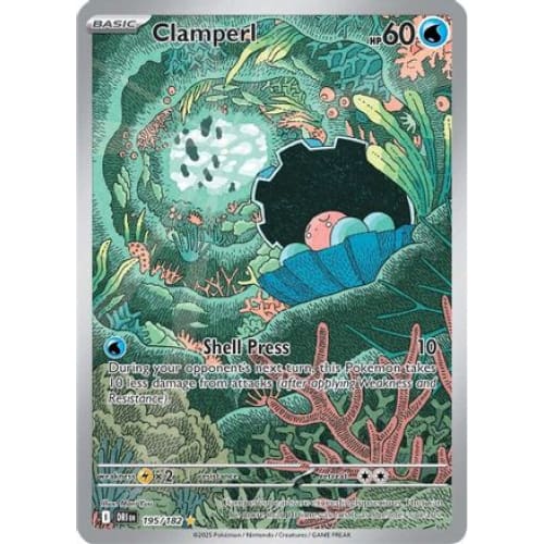 Clamperl - 195/182 (195) Illustration Rare Holofoil - Single