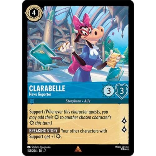 Clarabelle - News Reporter (153/204) - Archazias Island